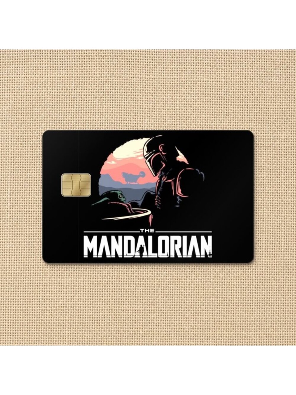 The Mandalorian Credit Card Skin Vinyl Sticker Waterproof